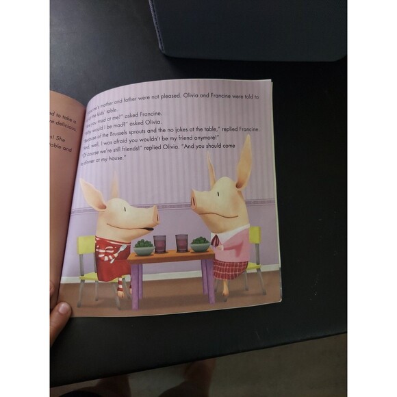 Dinner with OLIVIA by Emily Sollinger (2009, Trade Paperback) Children's Book - Picture 3 of 4